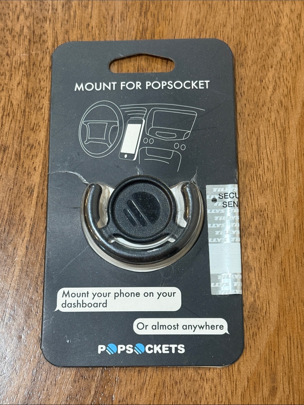 PopSocket Mount for PopSocket - Black and Blue